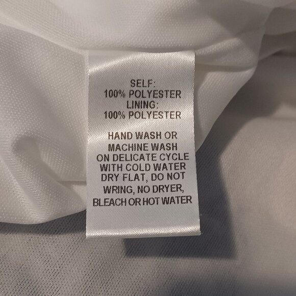 Lulus Tale to‎ Tell Embroidered Shift Mini Dress White & Blue Size S - Picture 11 of 14